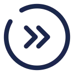 Round Double Alt Arrow Right SVG Icon